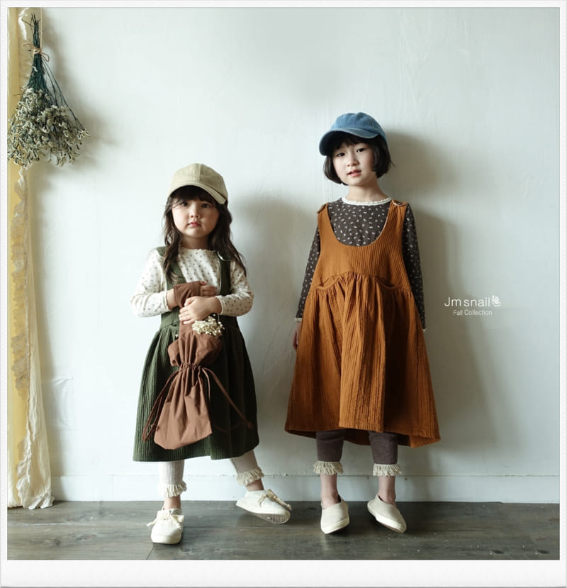Jm Snail - Korean Children Fashion - #childofig - Honey Stitch One-piece - 2
