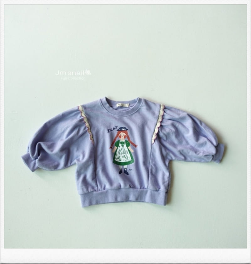 Jm Snail - Korean Children Fashion - #childofig - Dear Shirring Sweatshirt - 12