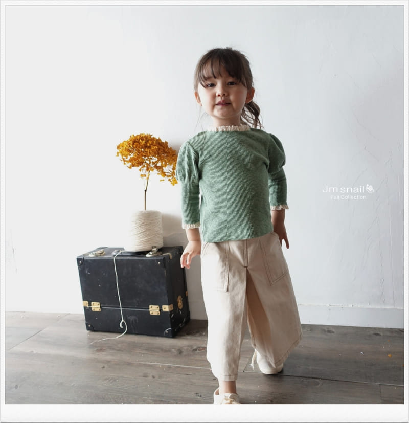 Jm Snail - Korean Children Fashion - #designkidswear - Sluv Puff Tee - 2