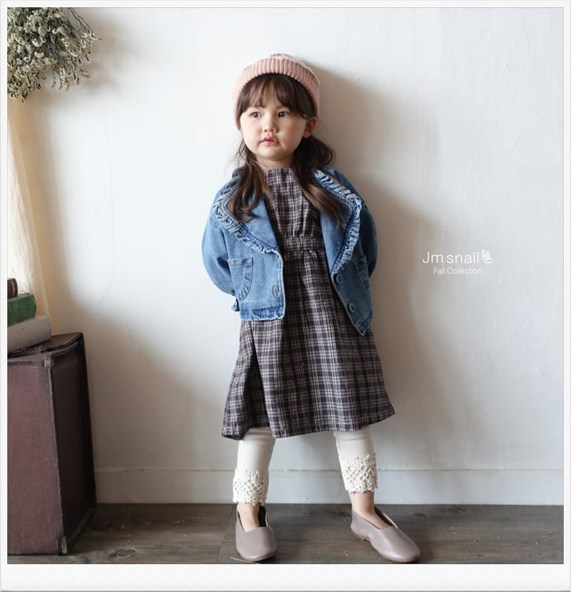 Jm Snail - Korean Children Fashion - #designkidswear - Latte One-piece - 12
