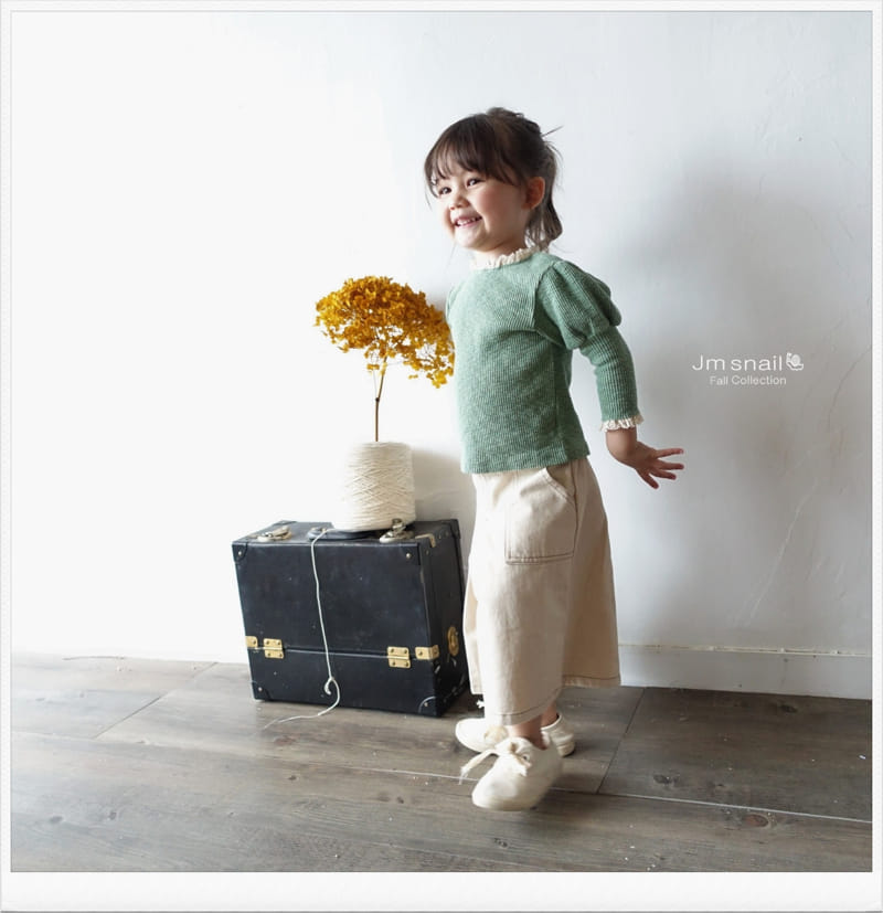 Jm Snail - Korean Children Fashion - #discoveringself - Sluv Puff Tee - 3