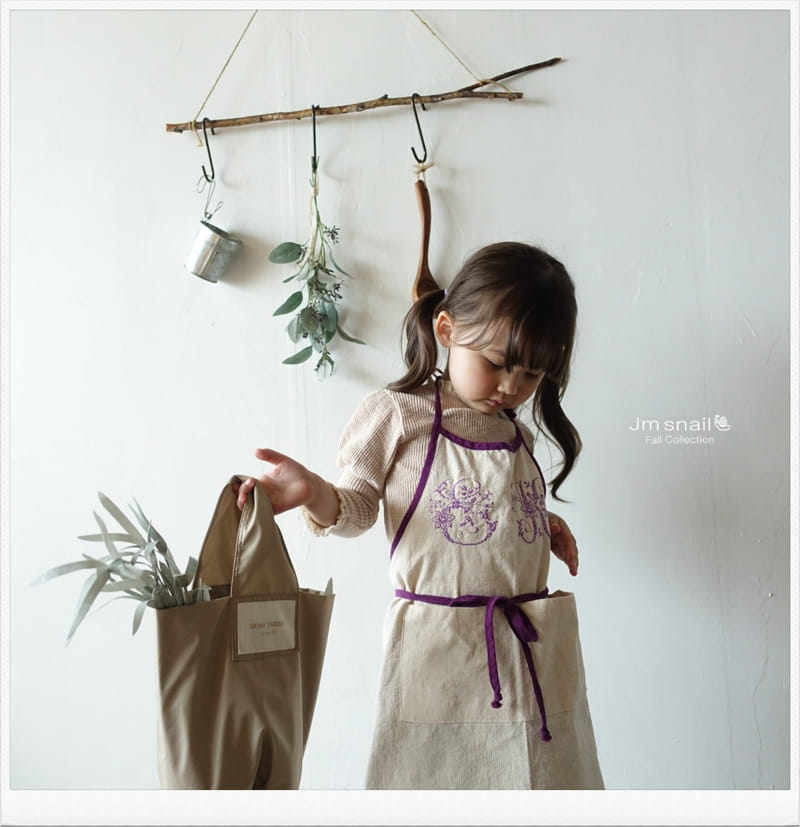 Jm Snail - Korean Children Fashion - #discoveringself - Potin Apron - 2