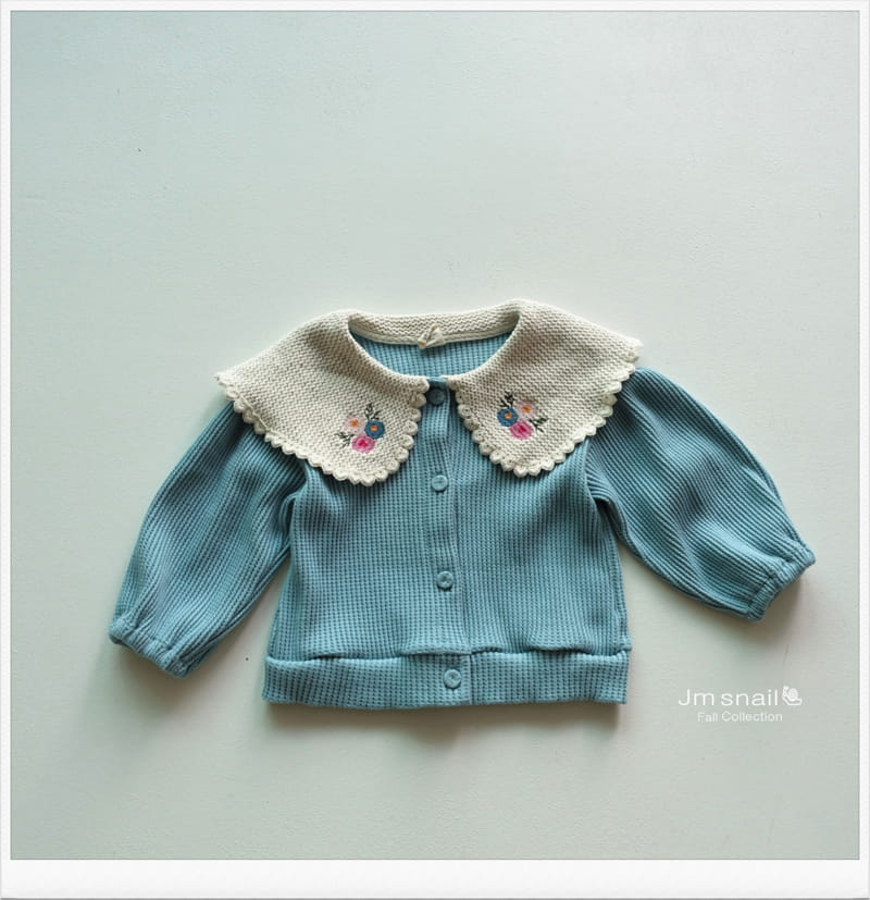 Jm Snail - Korean Children Fashion - #discoveringself - Flower Embroidery Cardigan - 9
