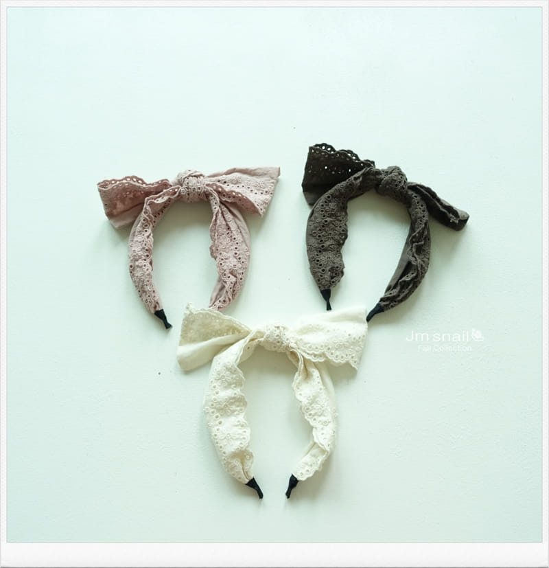 Jm Snail - Korean Children Fashion - #discoveringself - Lace Ribbon Hiarband