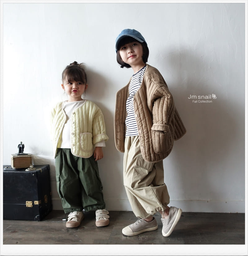 Jm Snail - Korean Children Fashion - #kidsshorts - Quilting Jumper - 3
