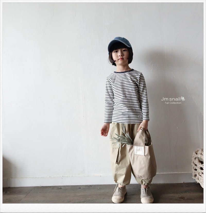 Jm Snail - Korean Children Fashion - #kidsshorts - Basic Round Tee - 10
