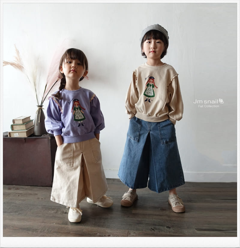 Jm Snail - Korean Children Fashion - #kidzfashiontrend - Dear Shirring Sweatshirt - 3