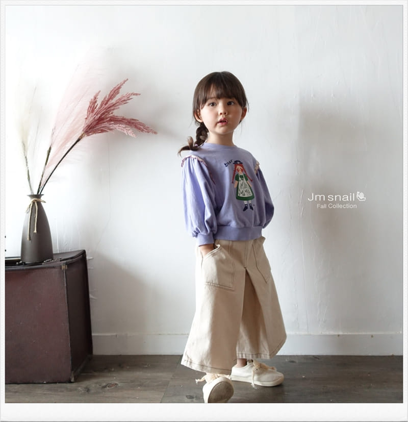 Jm Snail - Korean Children Fashion - #littlefashionista - Dear Shirring Sweatshirt - 5
