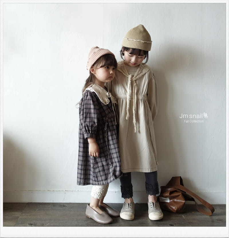 Jm Snail - Korean Children Fashion - #littlefashionista - Latte One-piece - 3