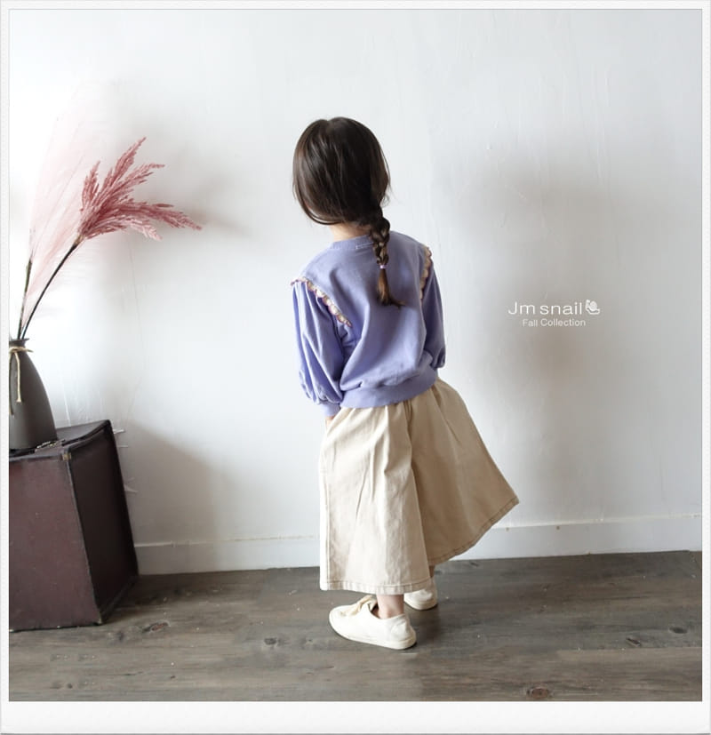Jm Snail - Korean Children Fashion - #magicofchildhood - Dear Shirring Sweatshirt - 6