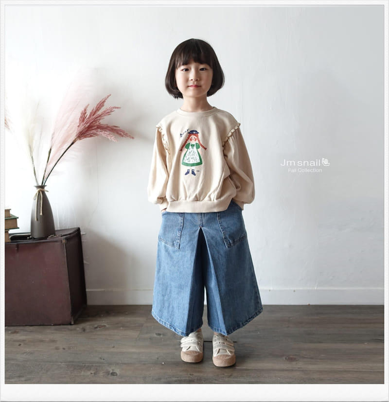 Jm Snail - Korean Children Fashion - #prettylittlegirls - Dear Shirring Sweatshirt - 8