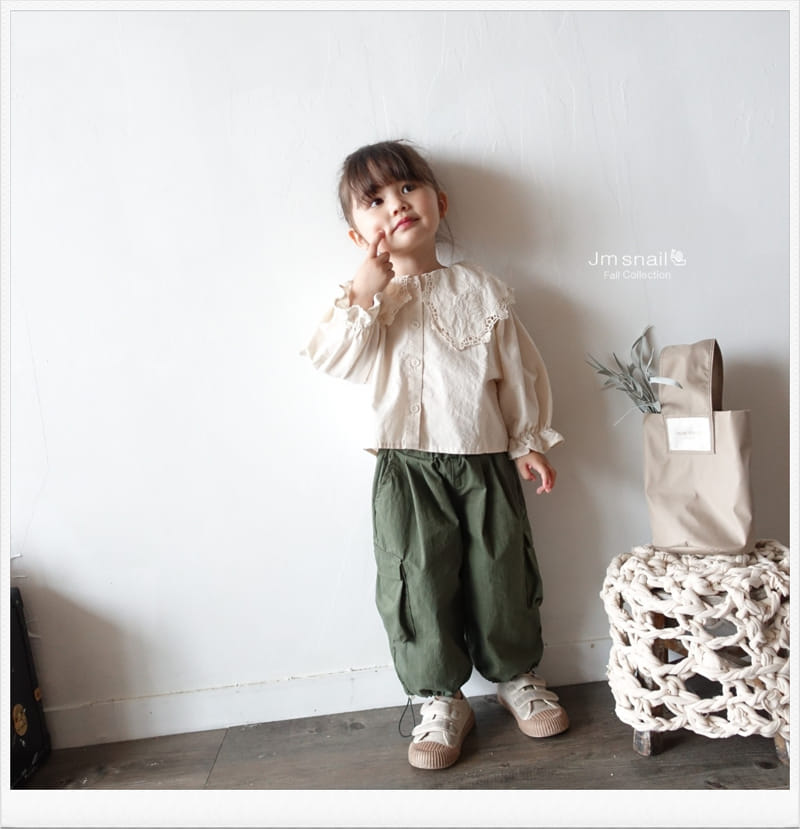 Jm Snail - Korean Children Fashion - #toddlerclothing - Span Wrinkle Pants - 4