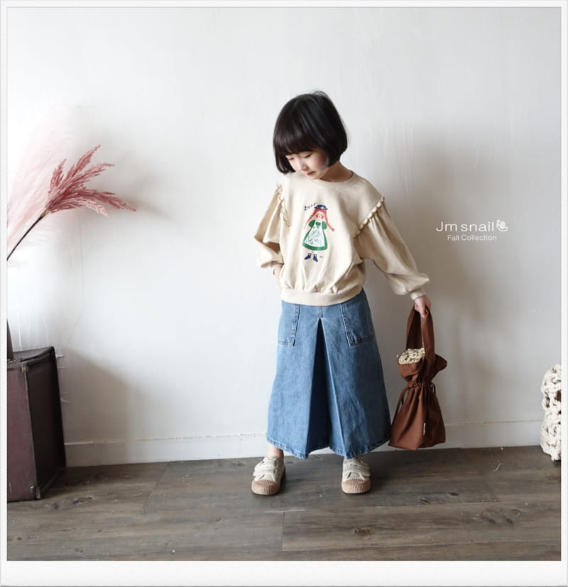 Jm Snail - Korean Children Fashion - #todddlerfashion - Dear Shirring Sweatshirt - 9