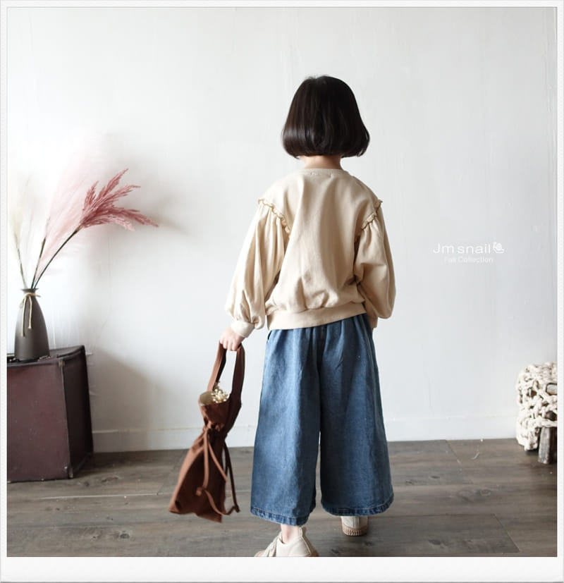 Jm Snail - Korean Children Fashion - #toddlerclothing - Dear Shirring Sweatshirt - 10