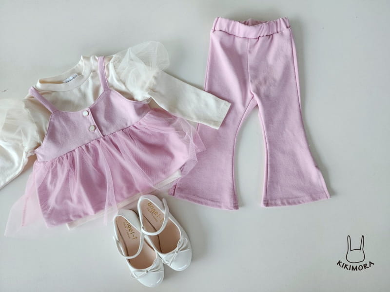Kikimora - Korean Children Fashion - #toddlerclothing - Angel Puff Tee