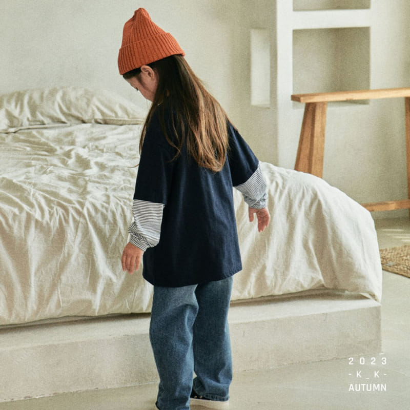 Kk - Korean Children Fashion - #childrensboutique - Us Layered Tee - 10