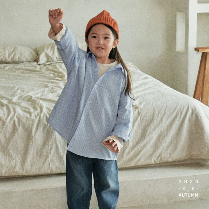 Kk - Korean Children Fashion - #discoveringself - Better Check Shirt - 5