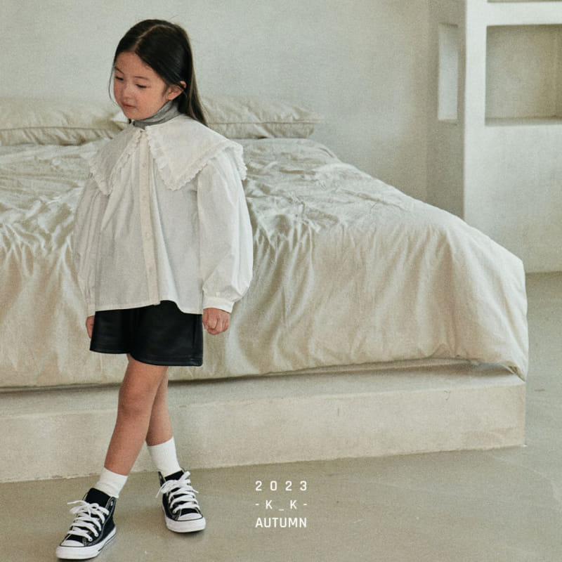Kk - Korean Children Fashion - #kidsstore - Coco Leather Sambuu Pants - 2