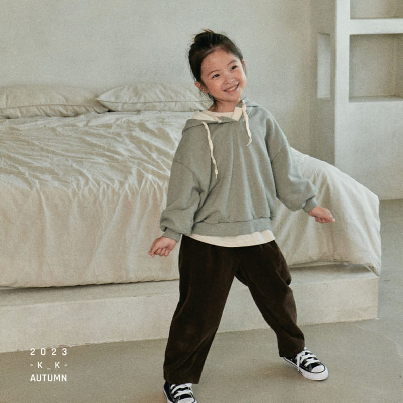 Kk - Korean Children Fashion - #minifashionista - Open Hoody Tee - 5