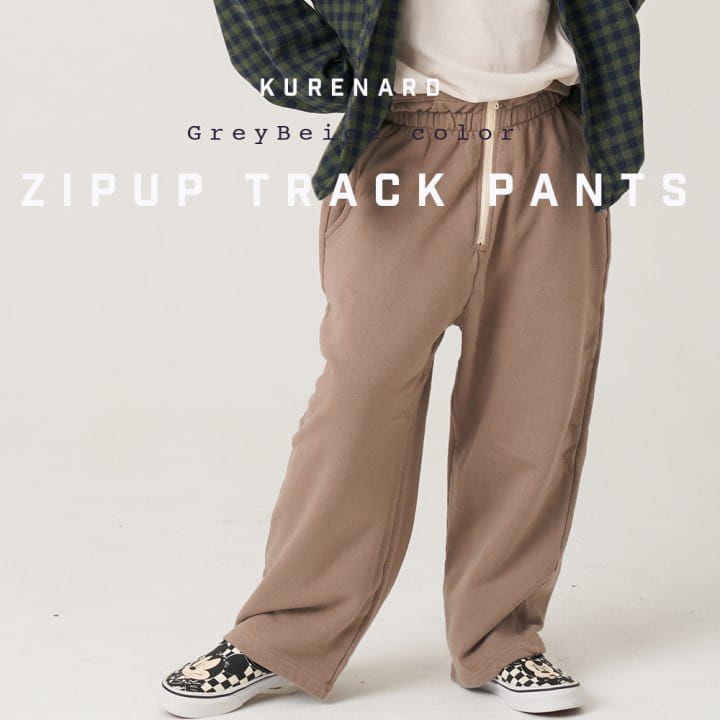 Kurenard - Korean Children Fashion - #childofig - Zip-up Pants
