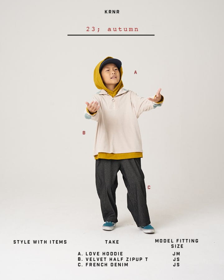 Kurenard - Korean Children Fashion - #childrensboutique - Velvet Zip-up Tee - 6