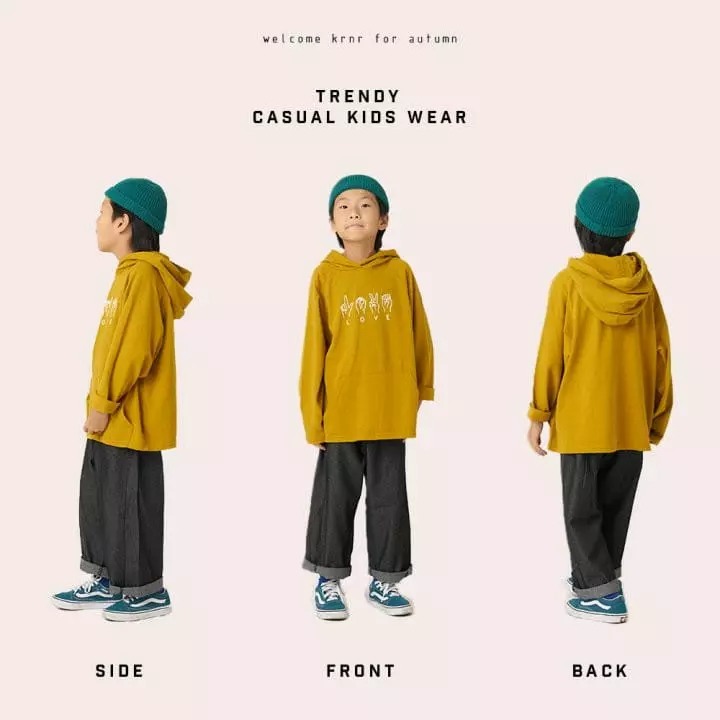 Kurenard - Korean Children Fashion - #designkidswear - Love Hoody - 12
