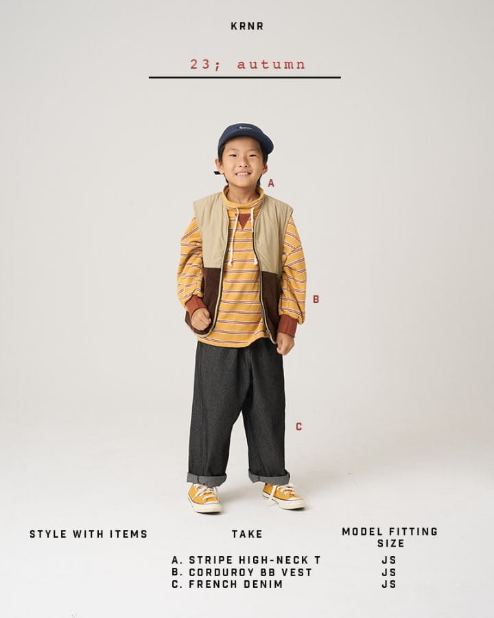 Kurenard - Korean Children Fashion - #discoveringself - Stripes Tee - 10
