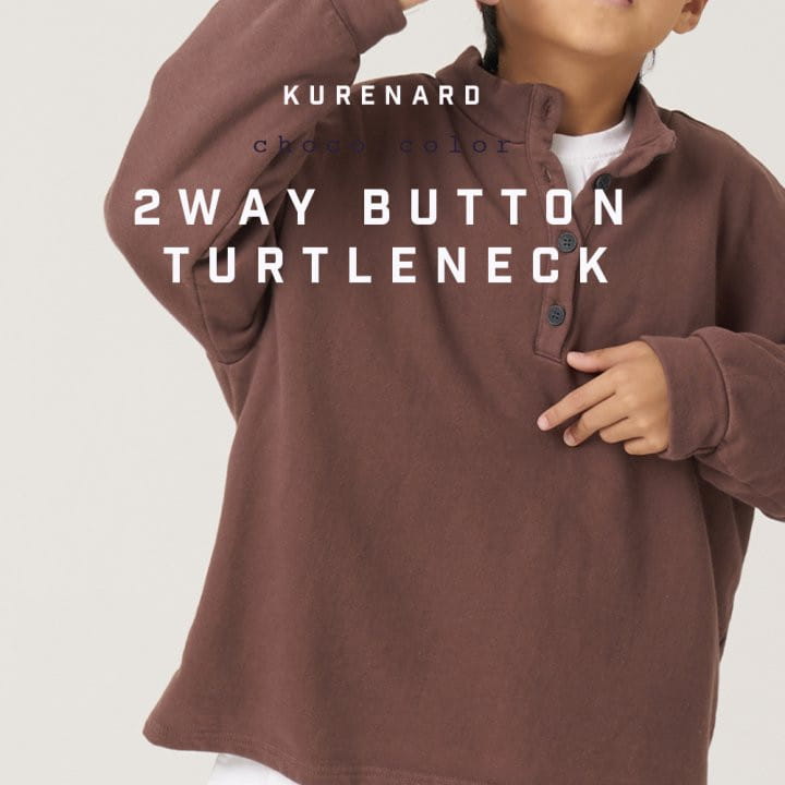 Kurenard - Korean Children Fashion - #fashionkids - Two Way Turtleneck Tee - 3
