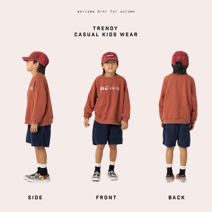 Kurenard - Korean Children Fashion - #kidsstore - Travle Sweatshirt - 12