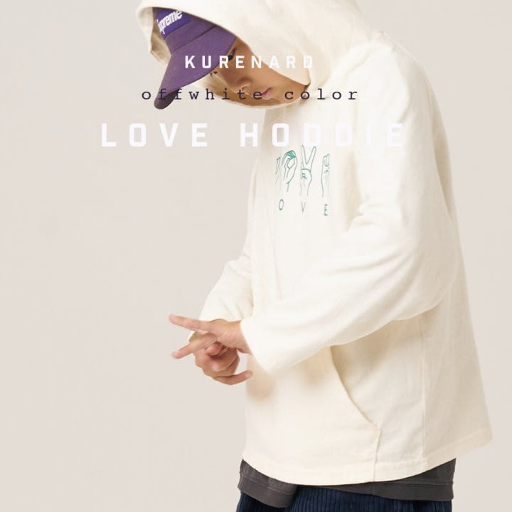 Kurenard - Korean Children Fashion - #kidzfashiontrend - Love Hoody