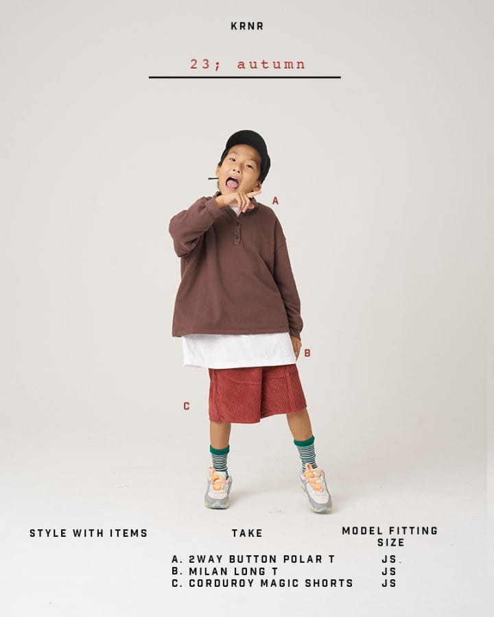 Kurenard - Korean Children Fashion - #littlefashionista - Two Way Turtleneck Tee - 8