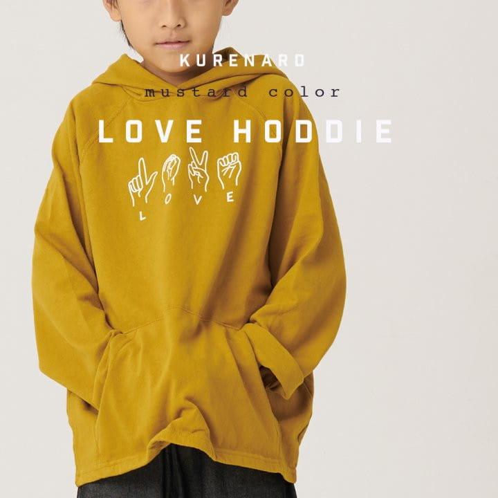 Kurenard - Korean Children Fashion - #littlefashionista - Love Hoody - 4