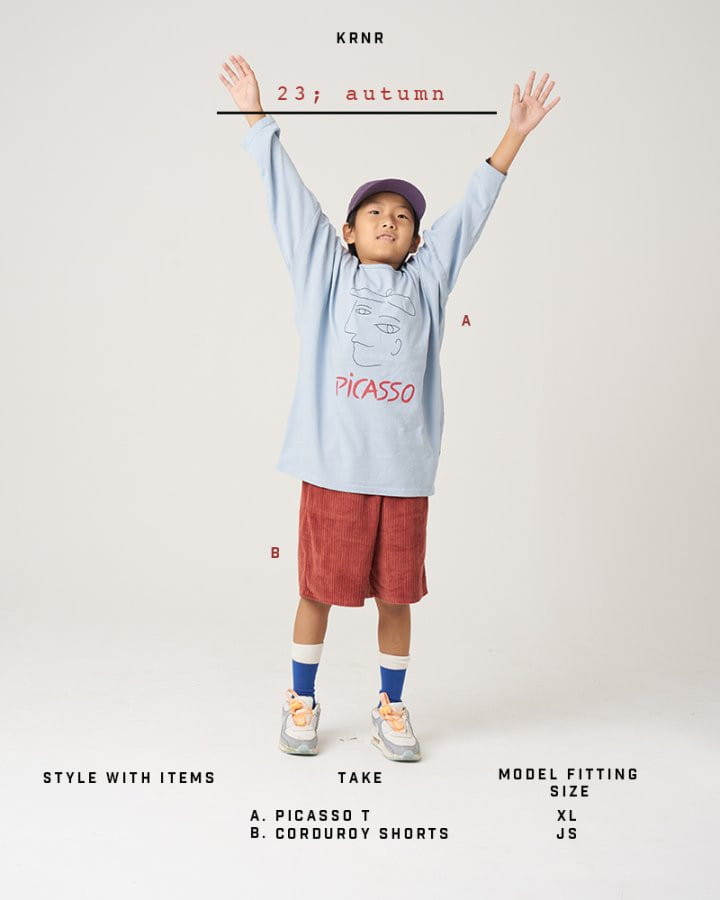 Kurenard - Korean Children Fashion - #minifashionista - Picaso Tee - 12