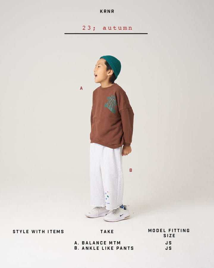 Kurenard - Korean Children Fashion - #minifashionista - Balance Sweatshirt - 11