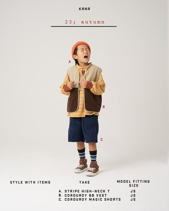 Kurenard - Korean Children Fashion - #stylishchildhood - Rib BB Vest - 10