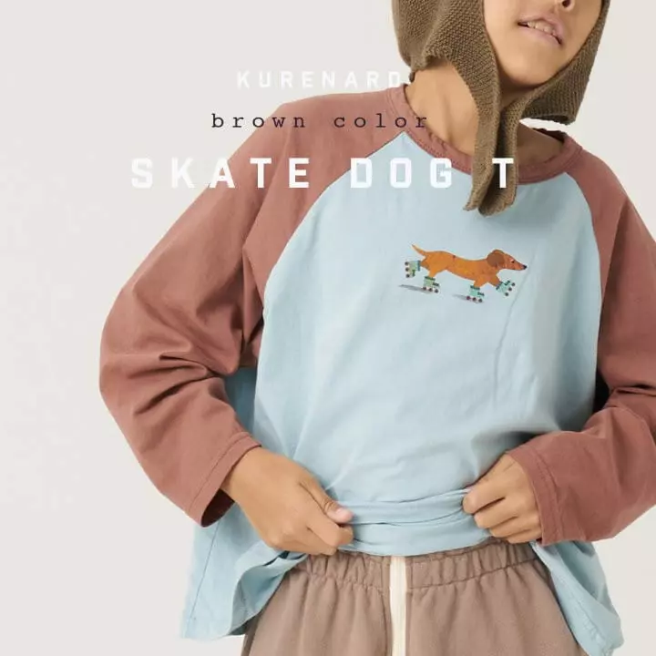 Kurenard - Korean Children Fashion - #toddlerclothing - Skate Tee