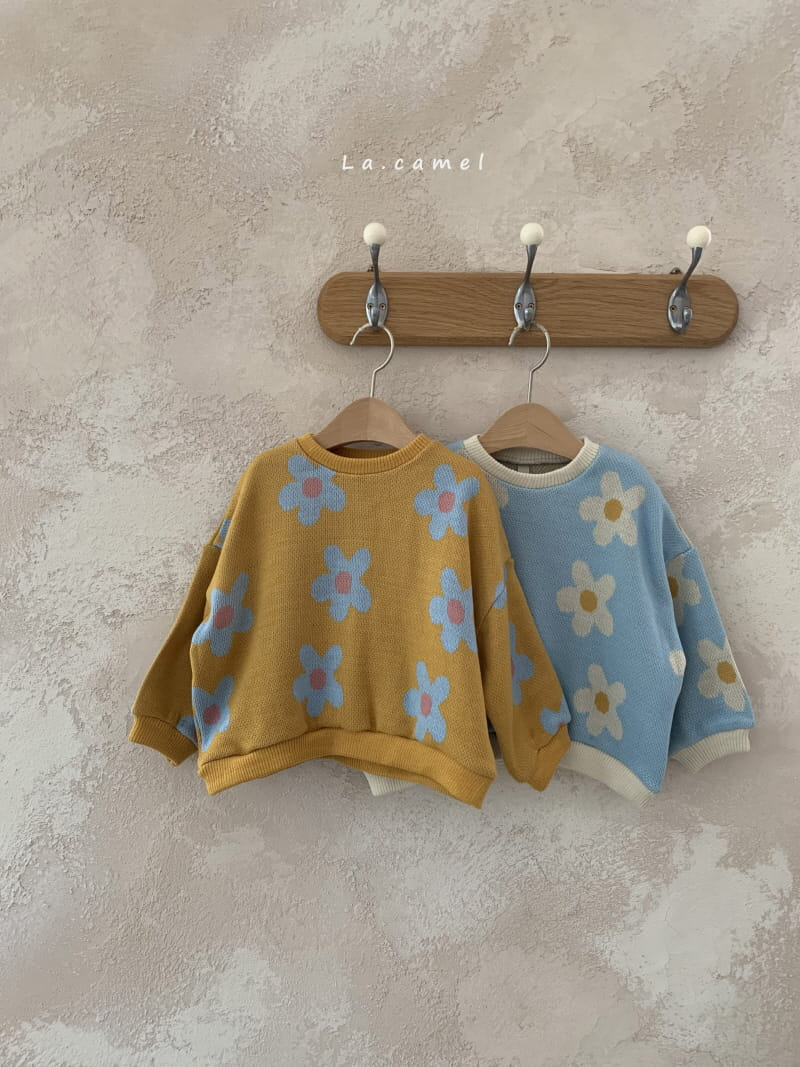 La Camel - Korean Children Fashion - #toddlerclothing - Daisy Knit Tee - 4