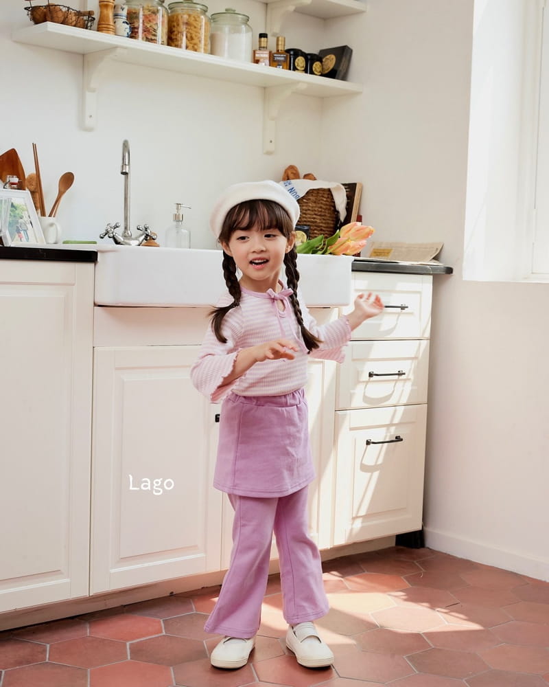 Lago - Korean Children Fashion - #Kfashion4kids - Bootscut Skirt - 5