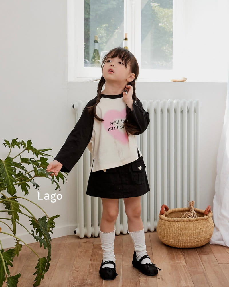 Lago - Korean Children Fashion - #childofig - Love Raglan Sweatshirt - 7