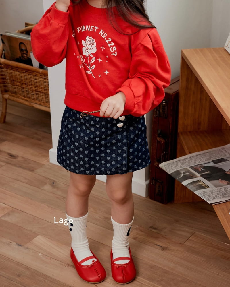 Lago - Korean Children Fashion - #childofig - Rose Sweatshirt - 5