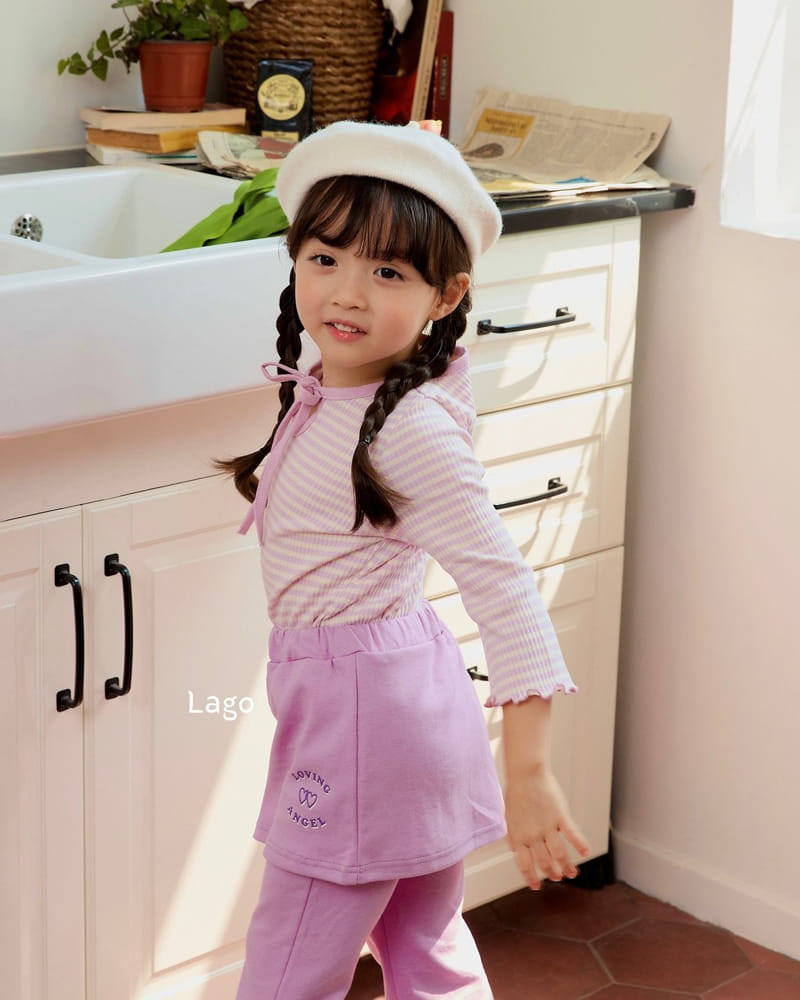Lago - Korean Children Fashion - #kidsshorts - Bootscut Skirt - 2