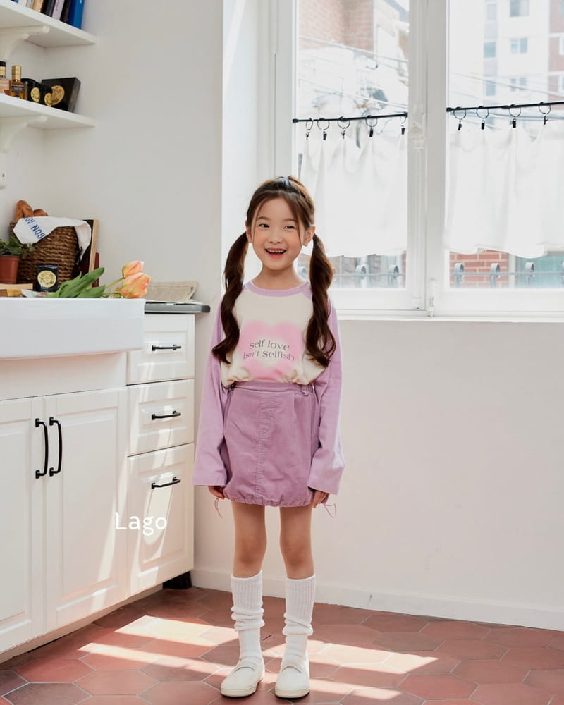 Lago - Korean Children Fashion - #kidsshorts - Love Raglan Sweatshirt - 12