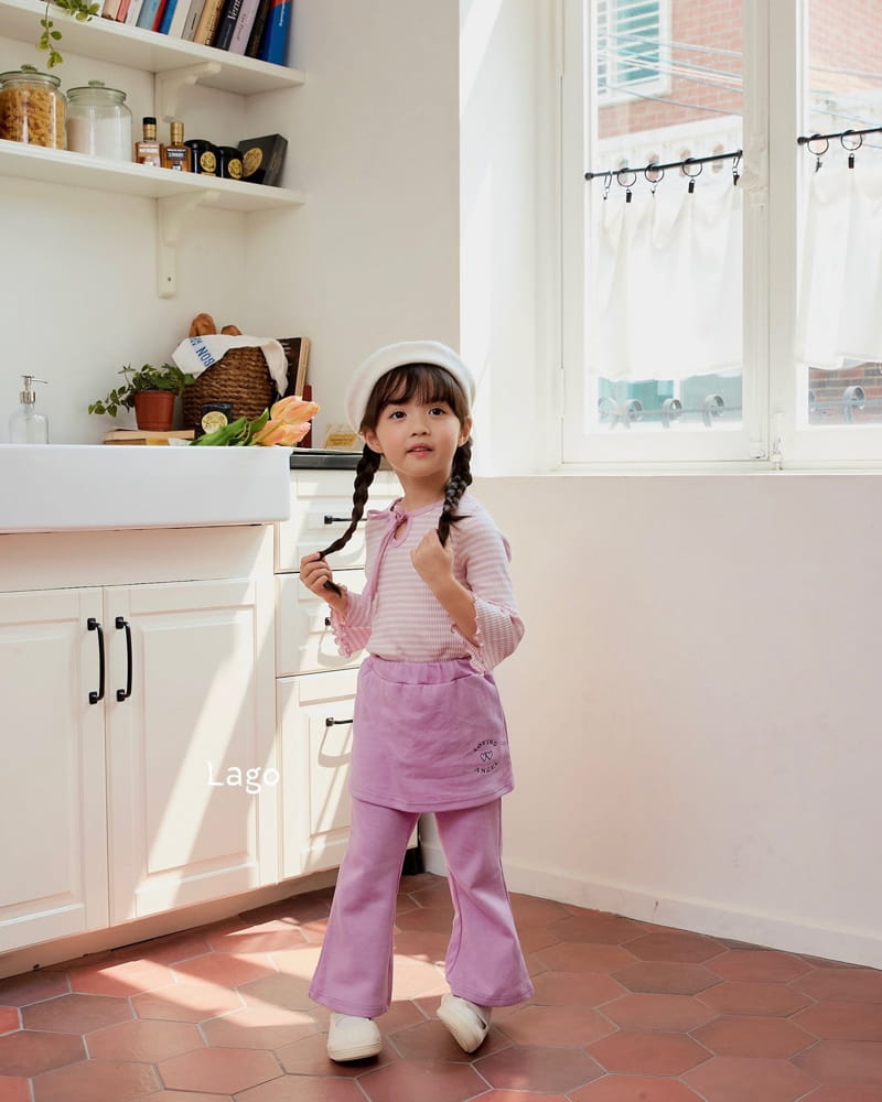 Lago - Korean Children Fashion - #kidsstore - Bootscut Skirt - 3