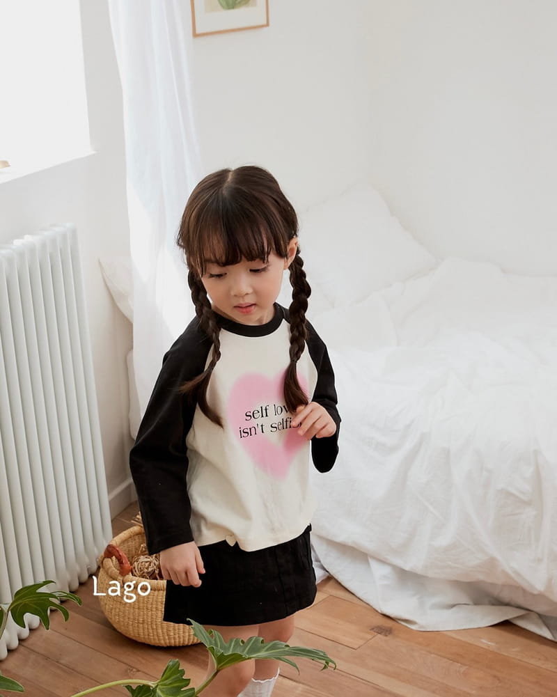 Lago - Korean Children Fashion - #littlefashionista - Love Raglan Sweatshirt - 2