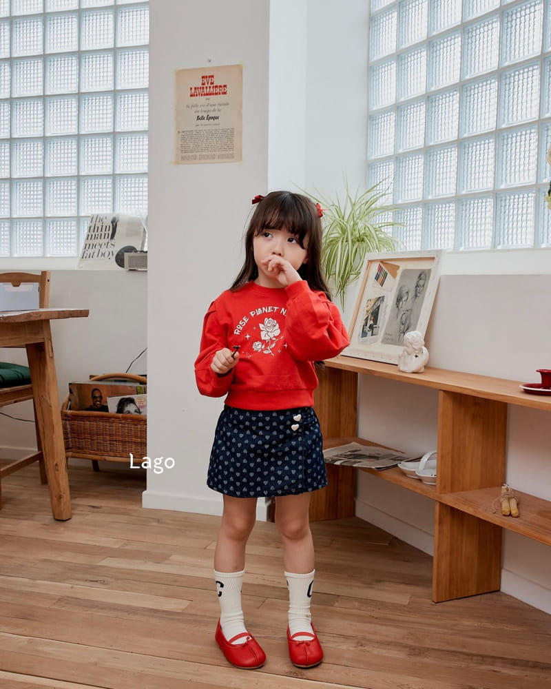 Lago - Korean Children Fashion - #littlefashionista - Rose Sweatshirt