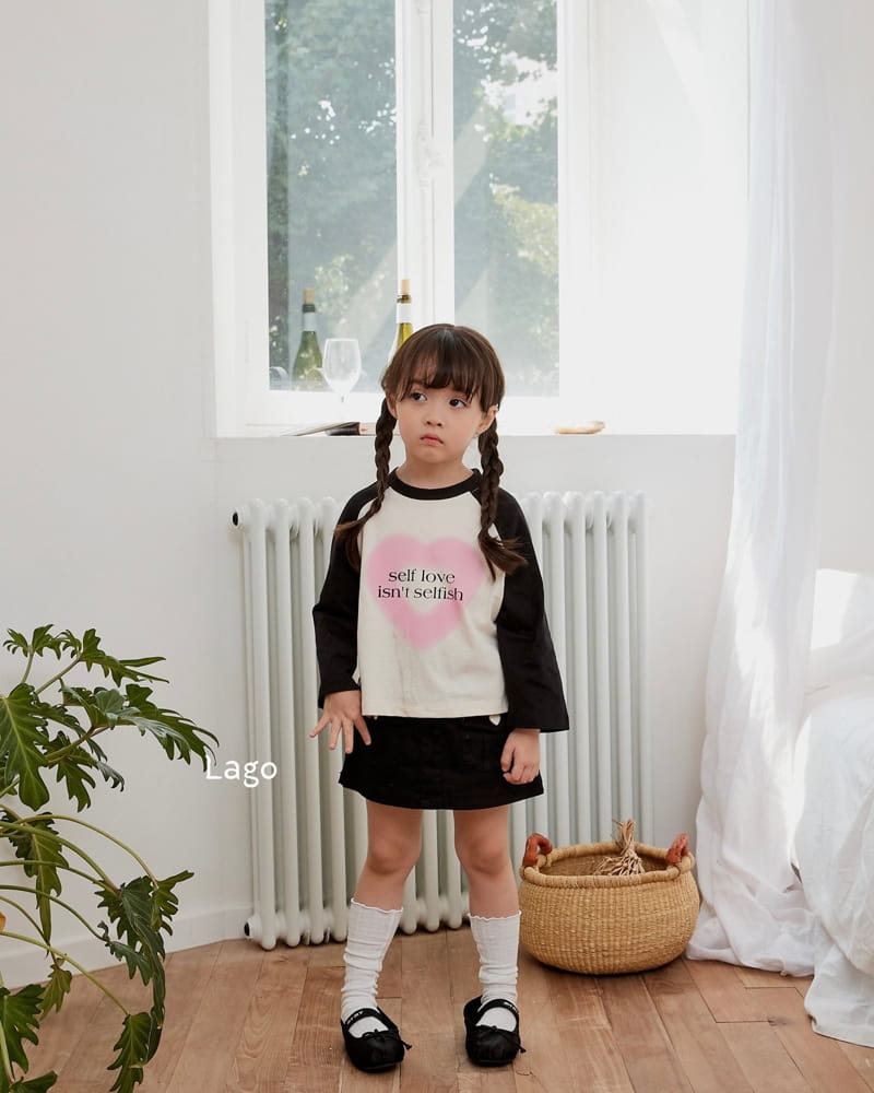 Lago - Korean Children Fashion - #magicofchildhood - Love Raglan Sweatshirt - 4