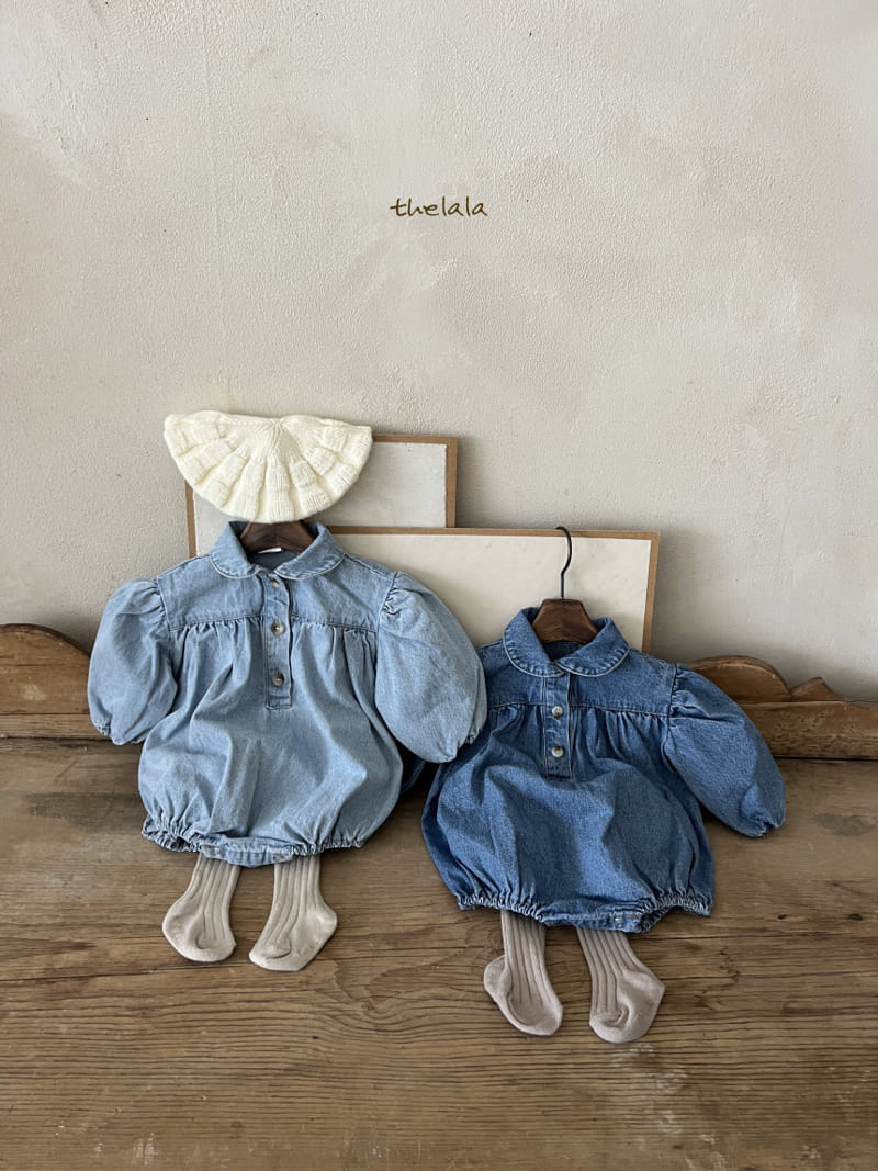 Lala - Korean Baby Fashion - #babyboutique - Lumi Denim Bodysuit - 7