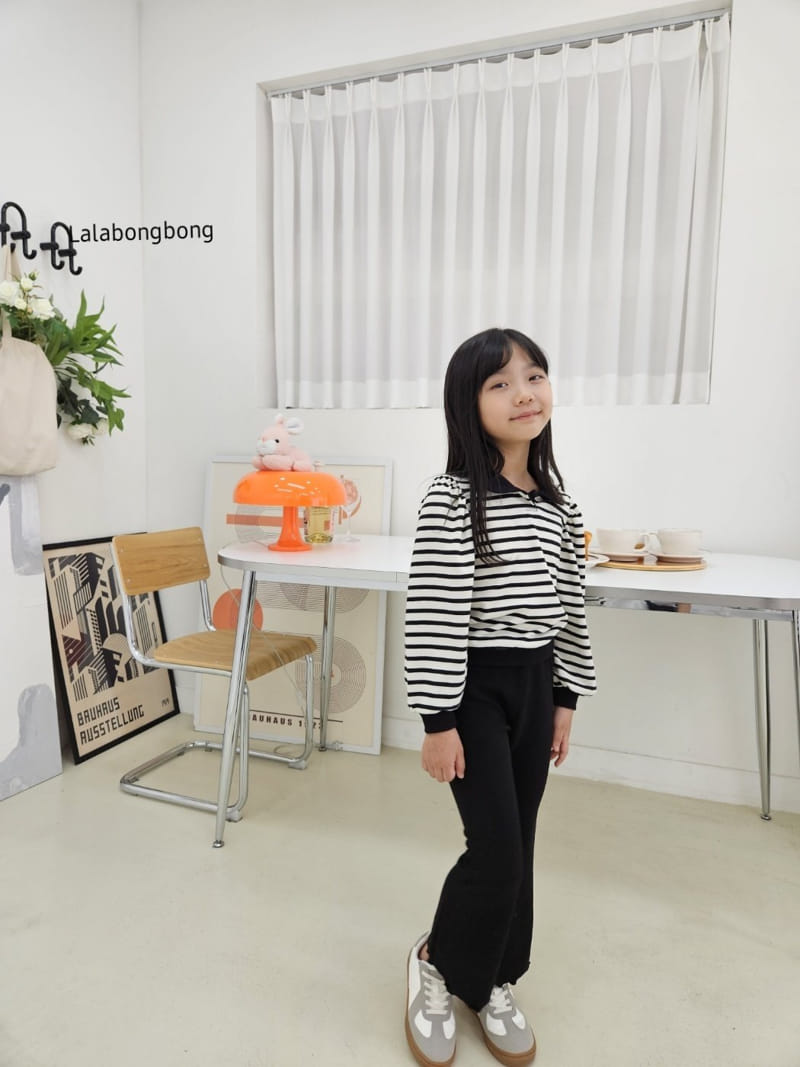 Lalabongbong - Korean Children Fashion - #childrensboutique - Candy Collar Tee - 11