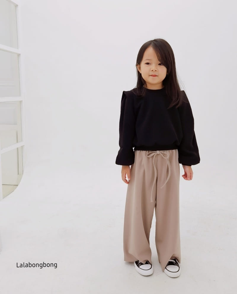 Lalabongbong - Korean Children Fashion - #childrensboutique - Natural Pants
