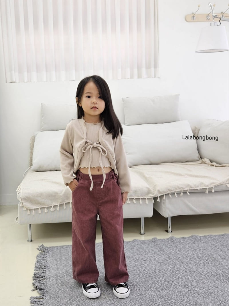 Lalabongbong - Korean Children Fashion - #kidsshorts - Powder Tee - 5